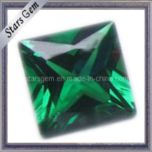 Low Price Square Green Loose Gemstone Nano Spinel Synthétique Spinel